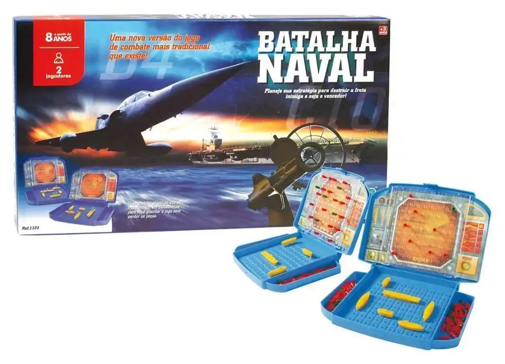 Brinq.jogo Batalha Naval R.1121 Nig