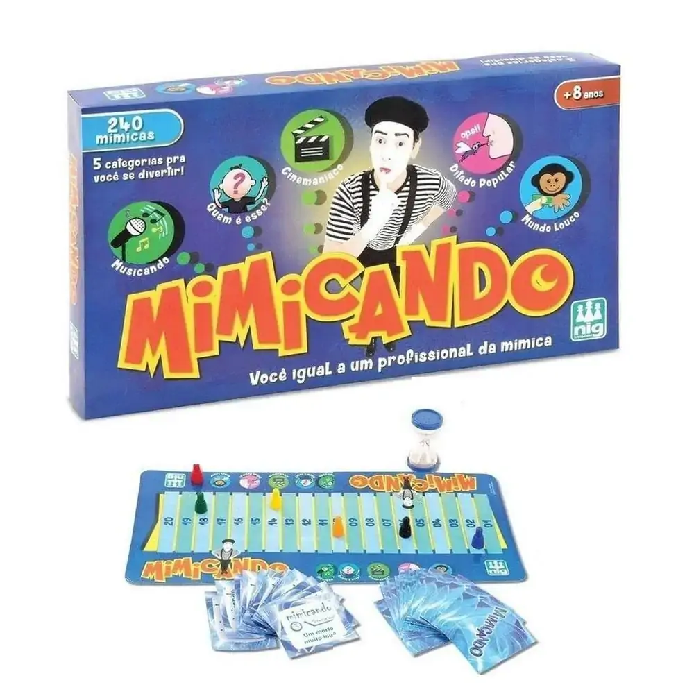 Jogo de Mímica Mimicando - Nig Brinquedos