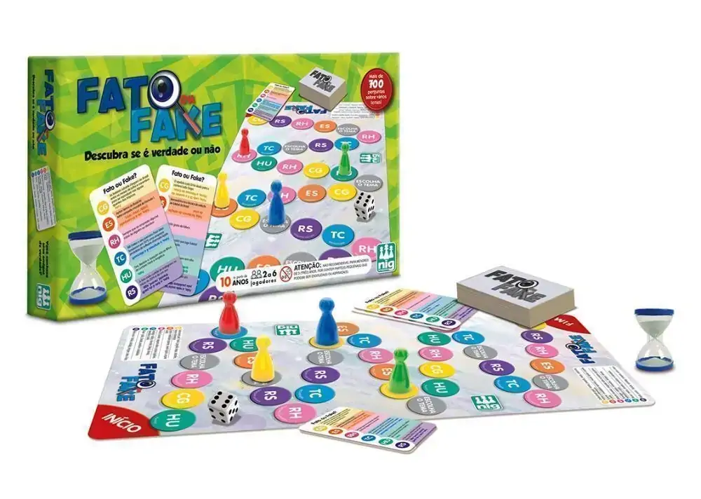 Jogo Fato ou Fake - Nig Brinquedos
