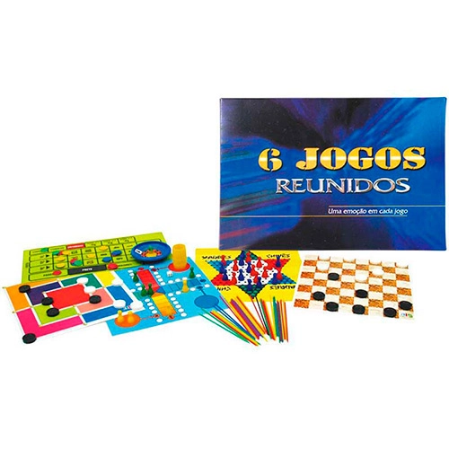 Super Jogos Reunidos 6 Em 1