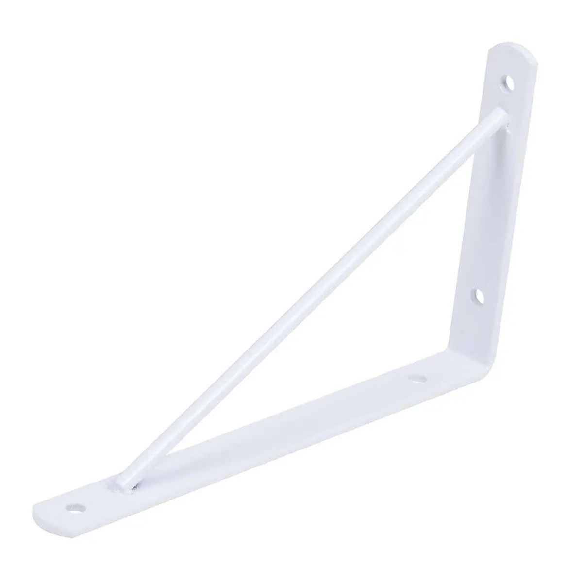 Suporte Mão Francesa Metal Branco 25cm – Overtime