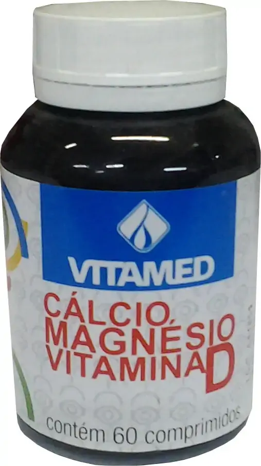 Calcio,magnesio,vit D 60caps Vitamed
