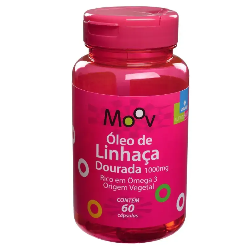 Oleo De Linhaça Dourada 1000mg 60 Caps Vitamed