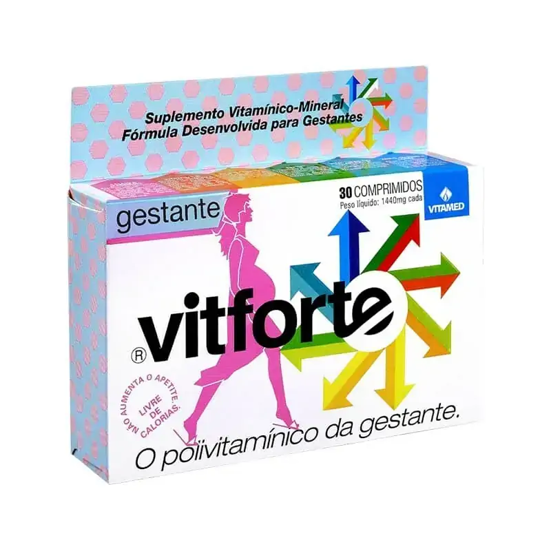 Vitforte Gestante C/30 Cpr Vitamed