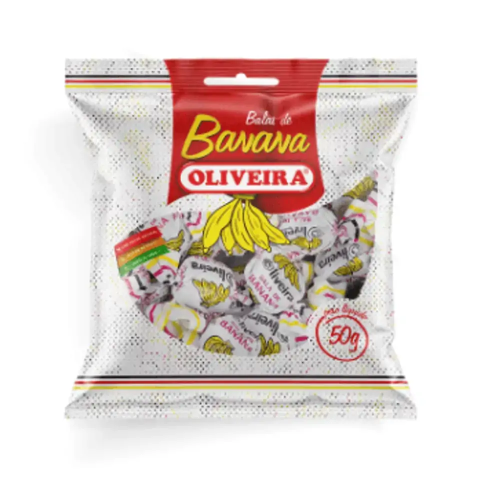 Bala Oliveira Banana 50g