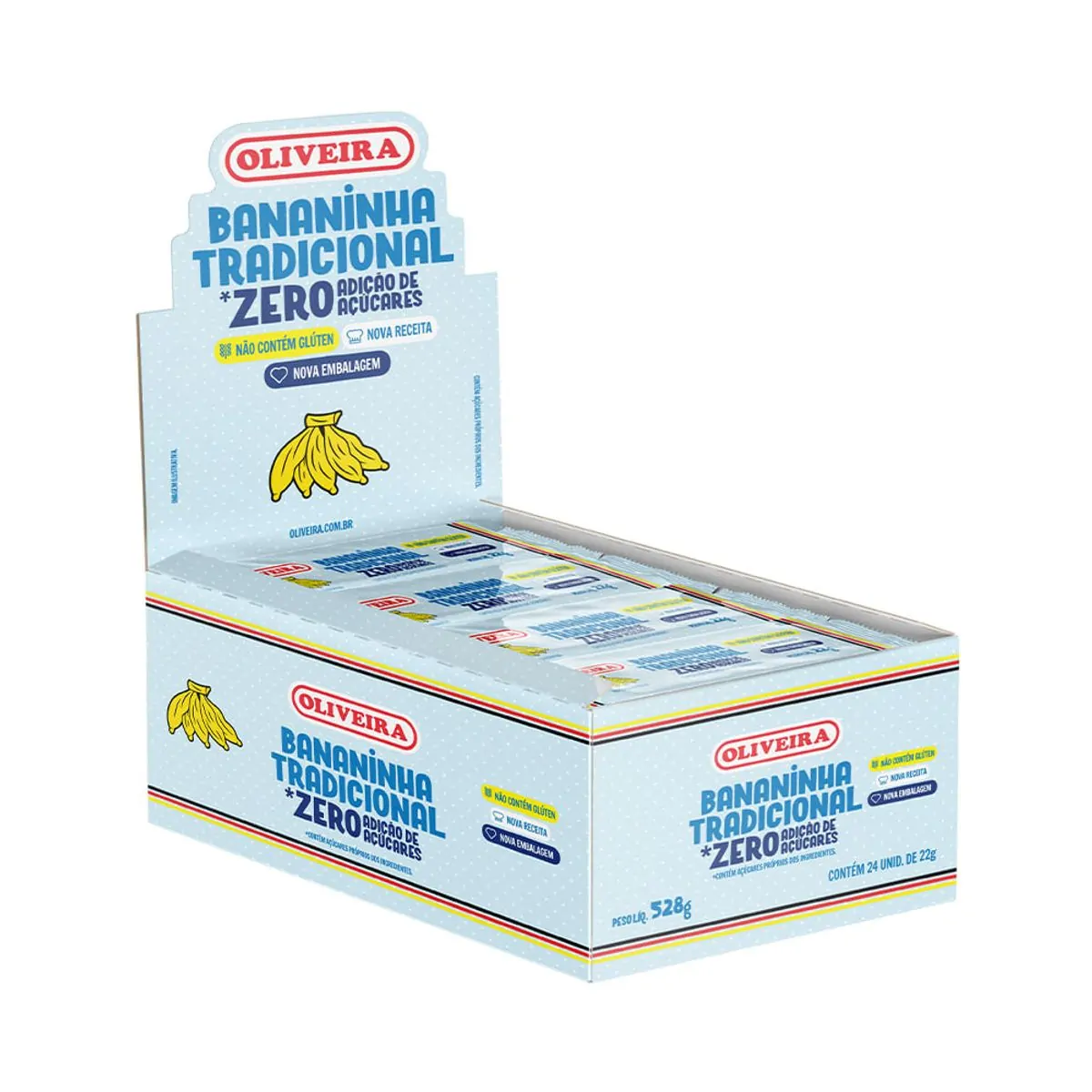 Bananinha Oliveira 22g Zero Tradicional