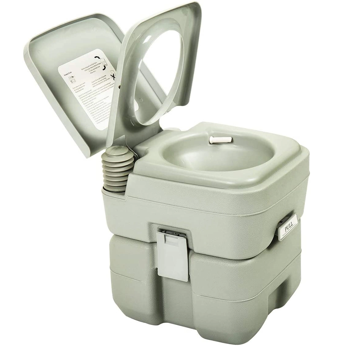 Vaso Sanitário Portátil 20 Litros Assento Banheiro Químico Camping