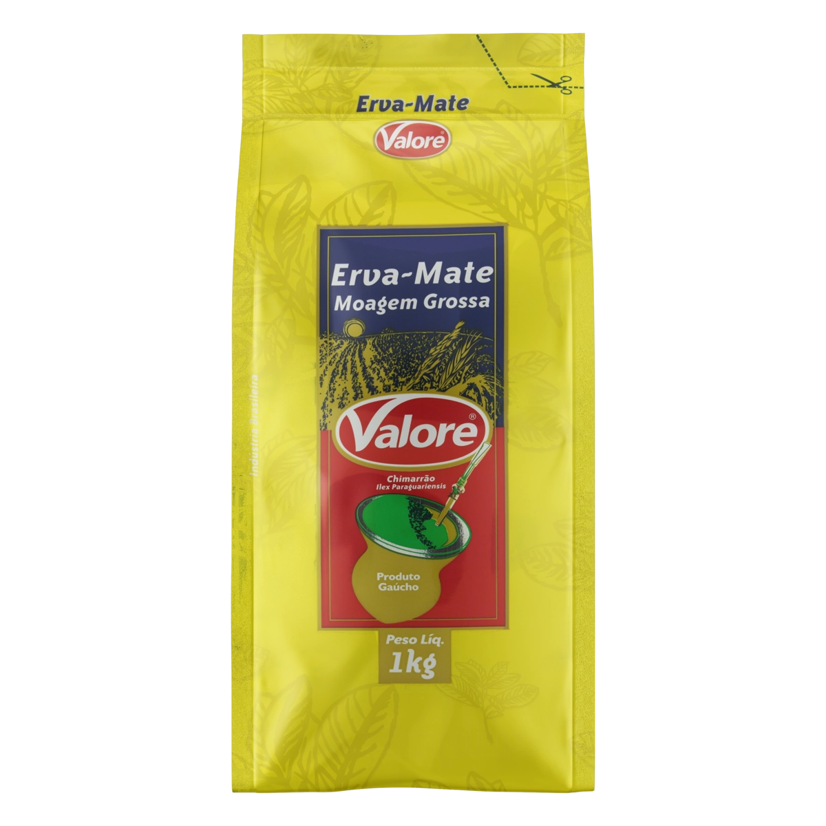 Erva Mate Chimarrão Moída Grossa Valore Pacote 1kg