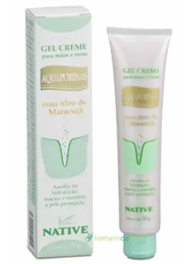 Gel Creme Aquaporinas Com óleo De Maracujá Native 50g