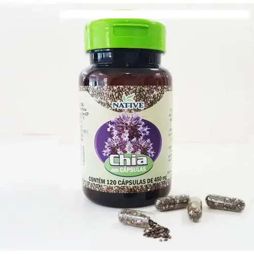 Chia Graos Em Capsulas 450mg X 120capsulas Native