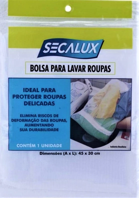 Saco Protetor p/ Lavar Ropua 30x45cm