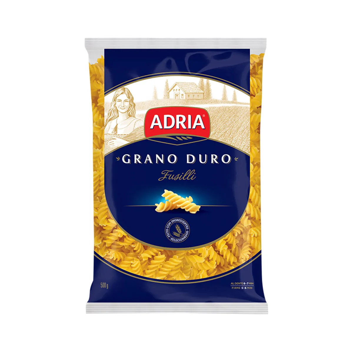 Macarrão Adria Grano Duro Fusilli 500g