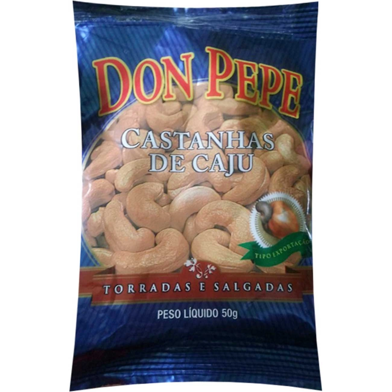 Castanha Caju Don Pepe Tor/salg 50g