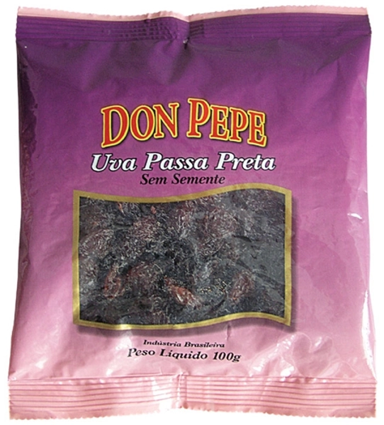 Uva Passa Preta S/semente Don Pepe Pct