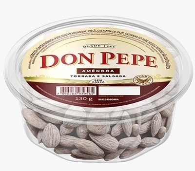 Amendoa Don Pepe Torrada 130g S/casca