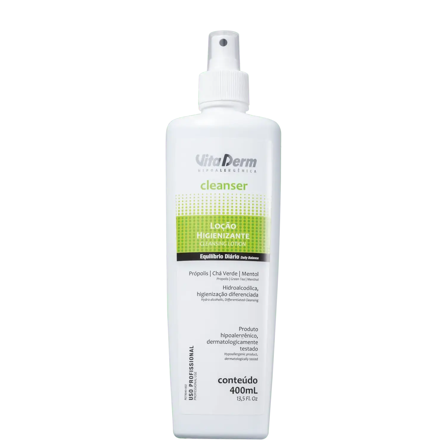 Locao Facial Vitaderm Higienizante Cleanser 400ml