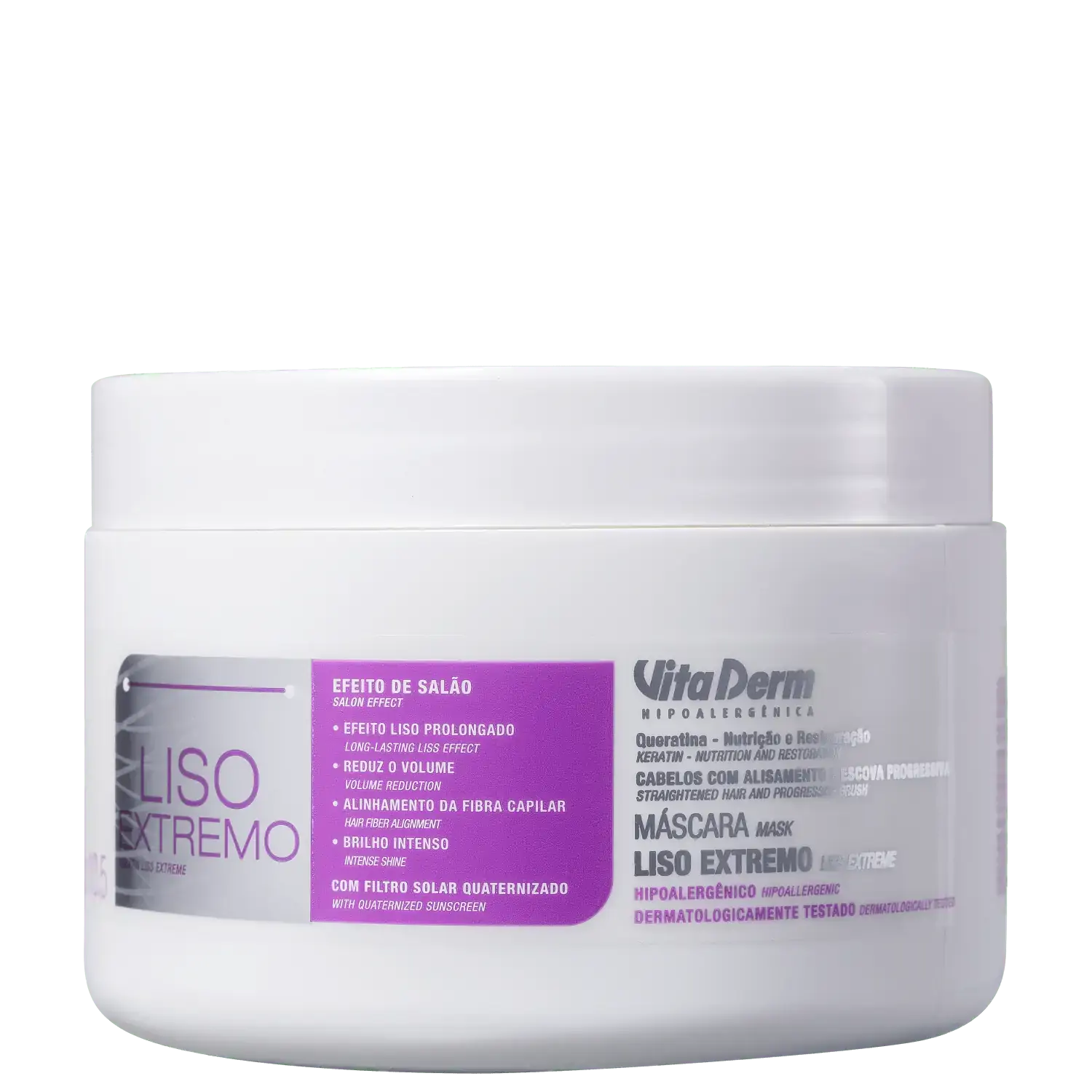Creme/mascara Tratamento Vitaderm Liso Extremo 300g