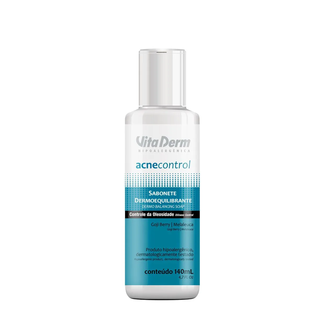 Sabonete Facial Vitaderm Equilibrante Acne Control 140ml