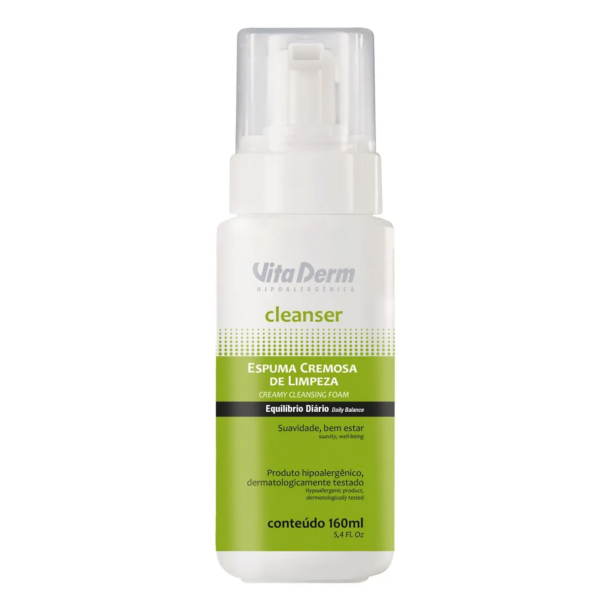 Espuma Facial Vitaderm Cleanser 160ml