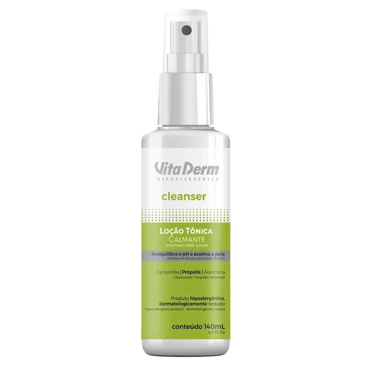 Locao Facial Vitaderm Tônica Calmante Cleanser 140ml