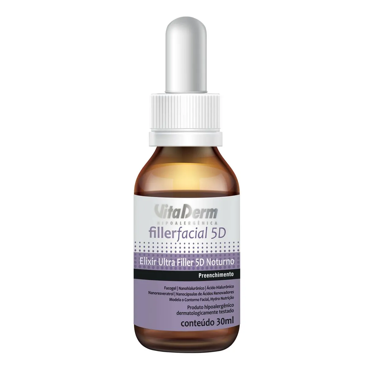 Elixir Ultra Filler 5d Noturno 30ml, Vitaderm