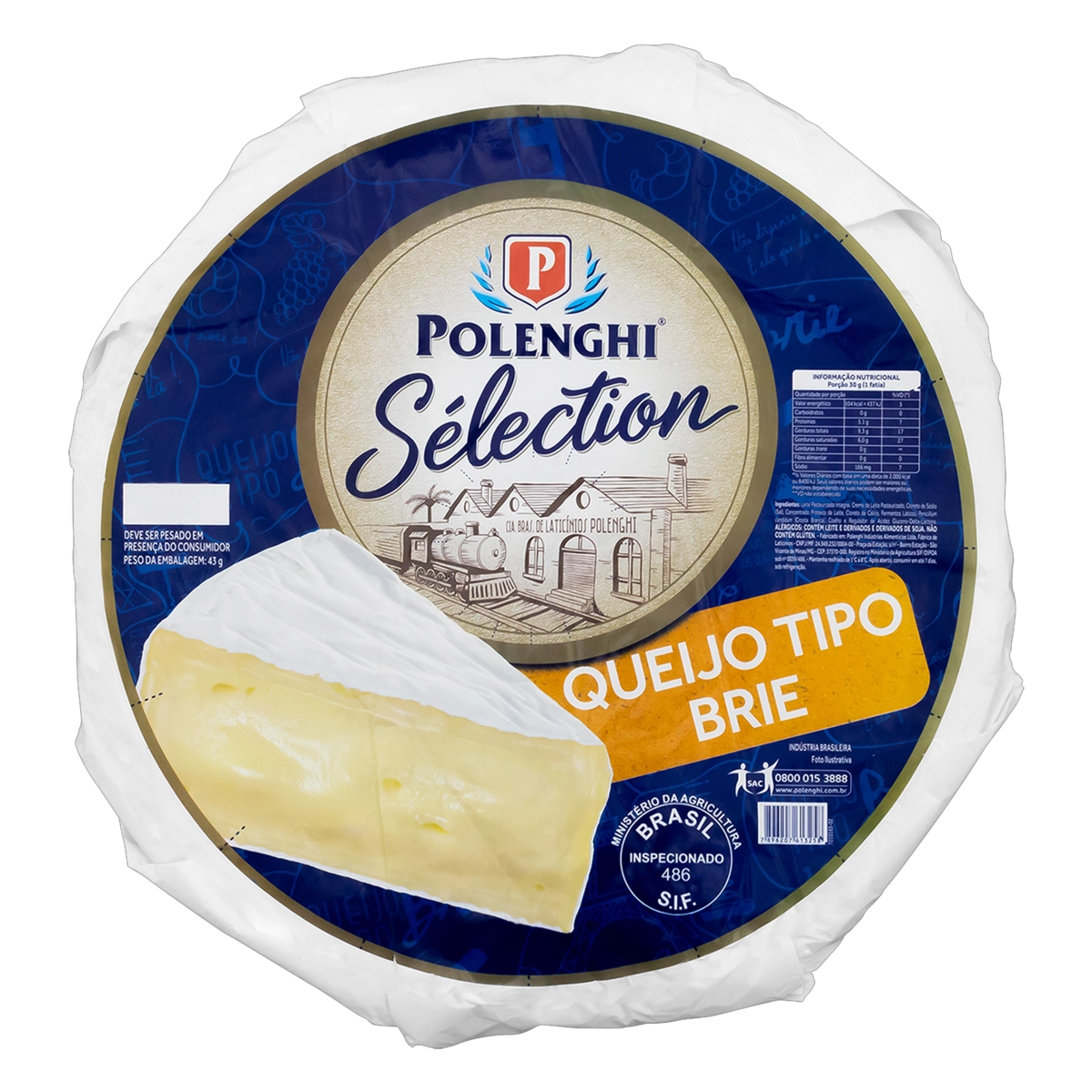 Queijo Brie Polenghi A Queijaria