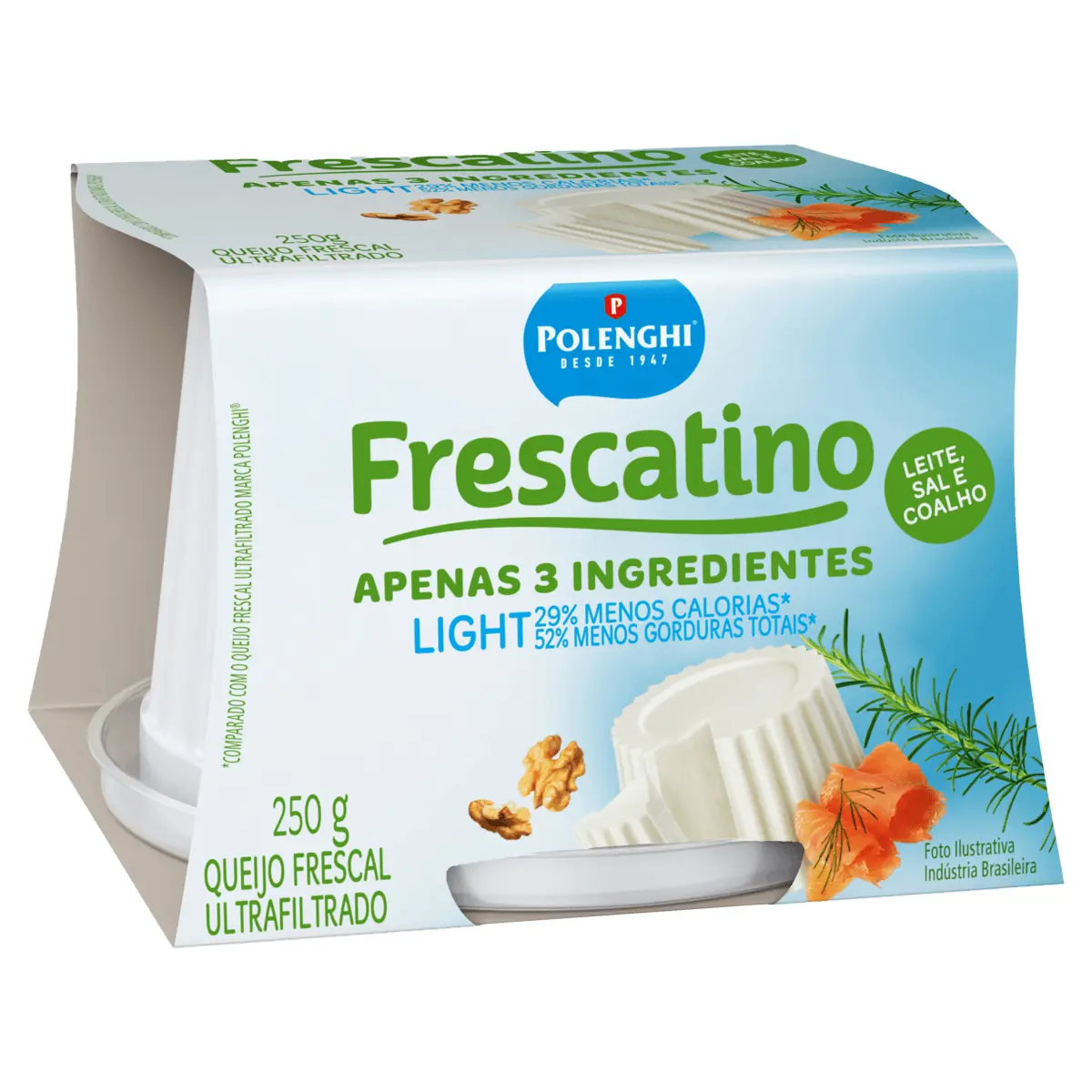 Queijo Frescal Light Frescatino Polenghi 250g
