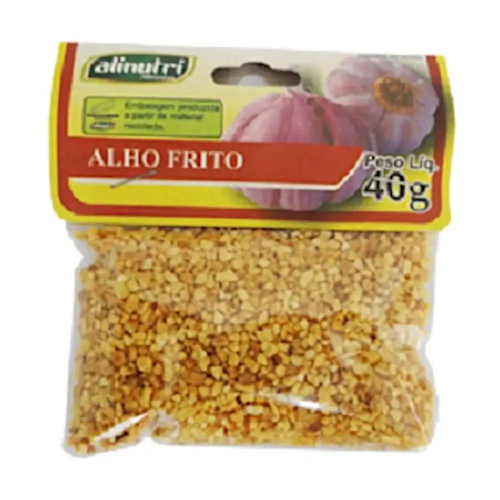 Alho Alinutri Frito 40gr Pct
