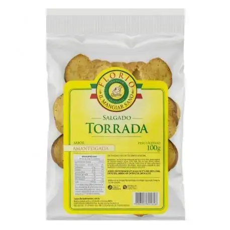Torrada Amanteigada Florio Pacote 100g