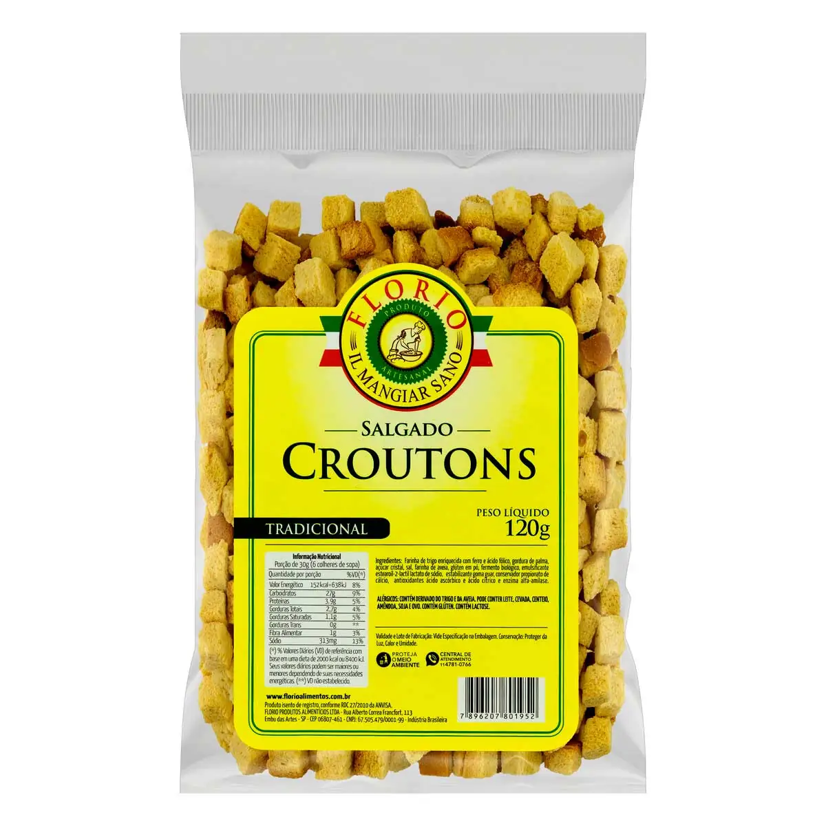 Crouton Natural FLÓRIO 120g