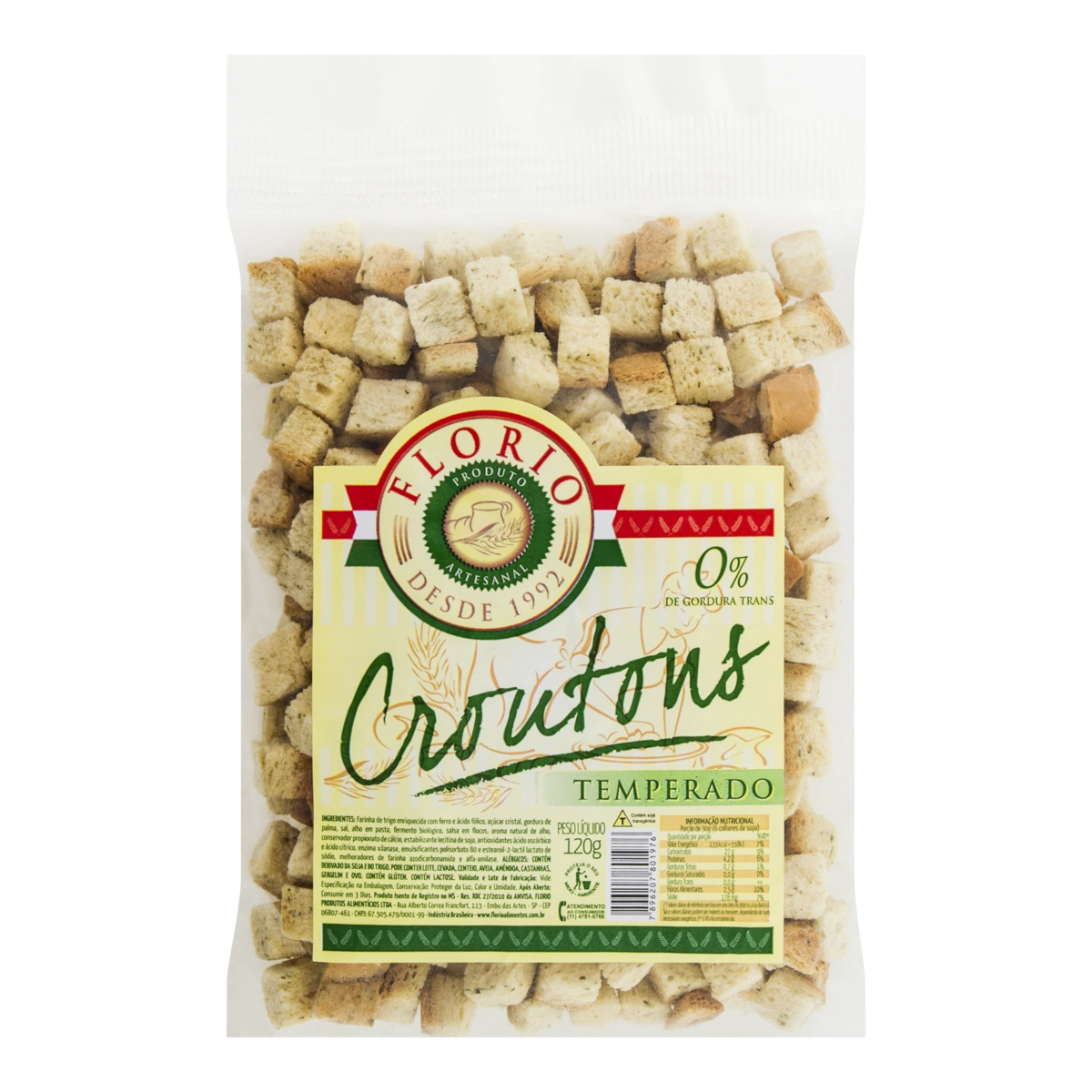 Crouton Temperado FLÓRIO 120g