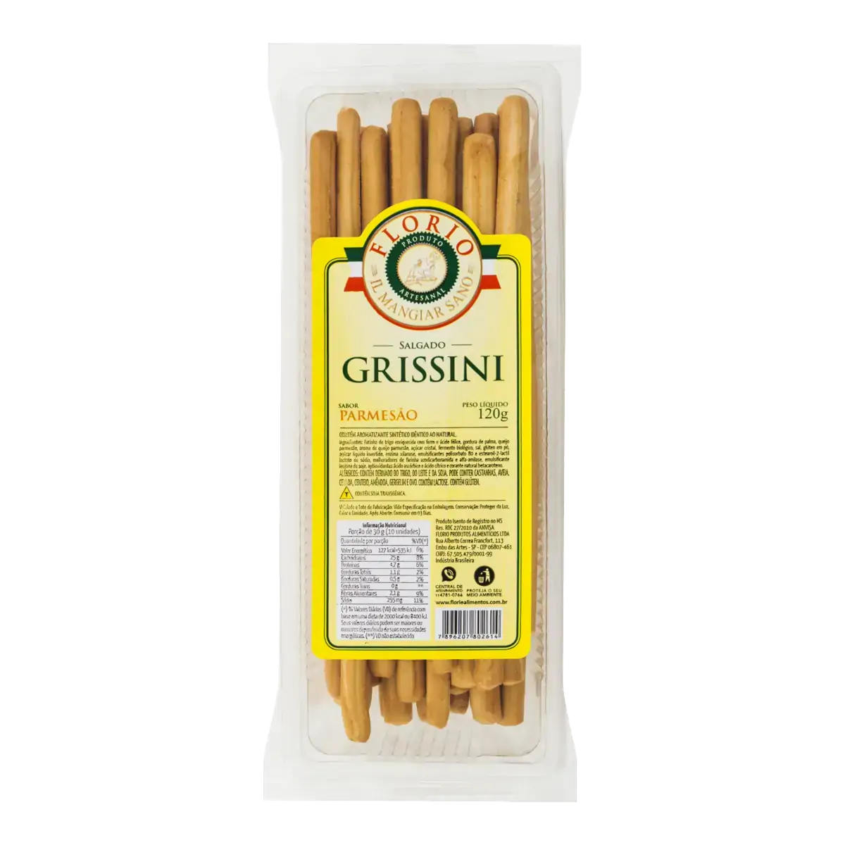 Grissini de Parmesão FLORIO 120g