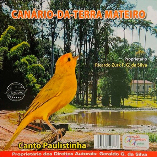 Cd Canário Da Terra Canto Paulistinha