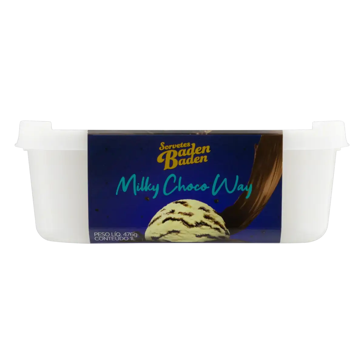 Sorvete Milky Choco Way Baden Baden Pote 1l