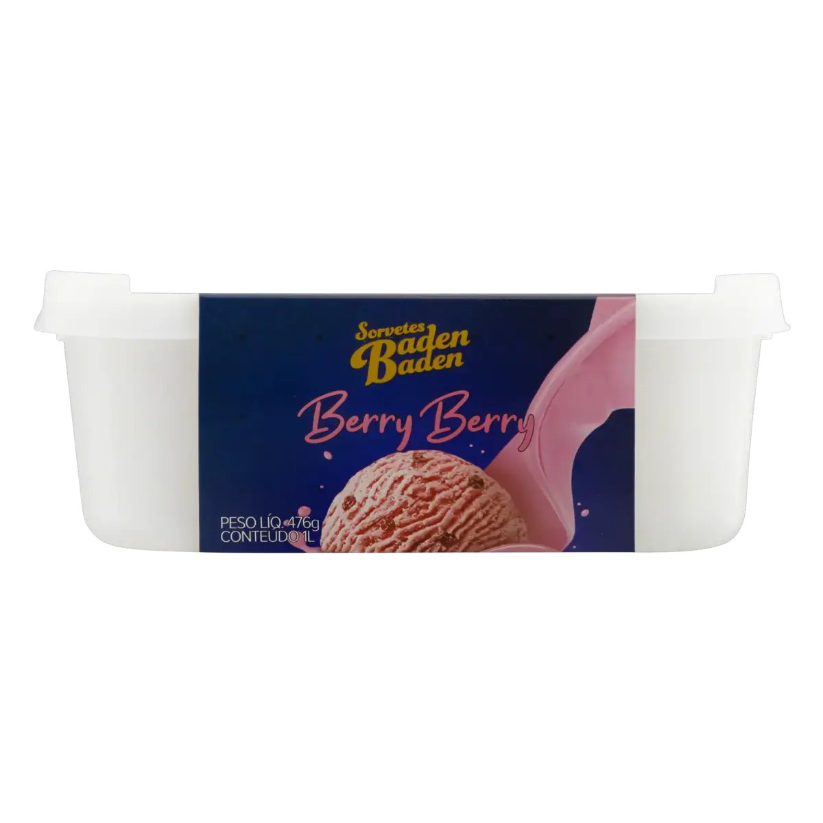 Sorvete Berry Berry Baden Baden Pote 1l
