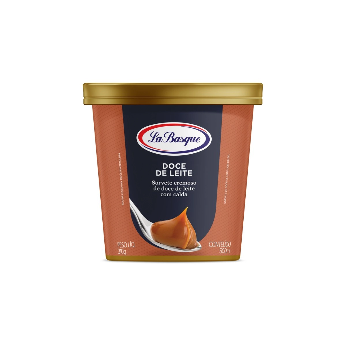Sorvete Doce De Leite LA BASQUE Pote 500ml