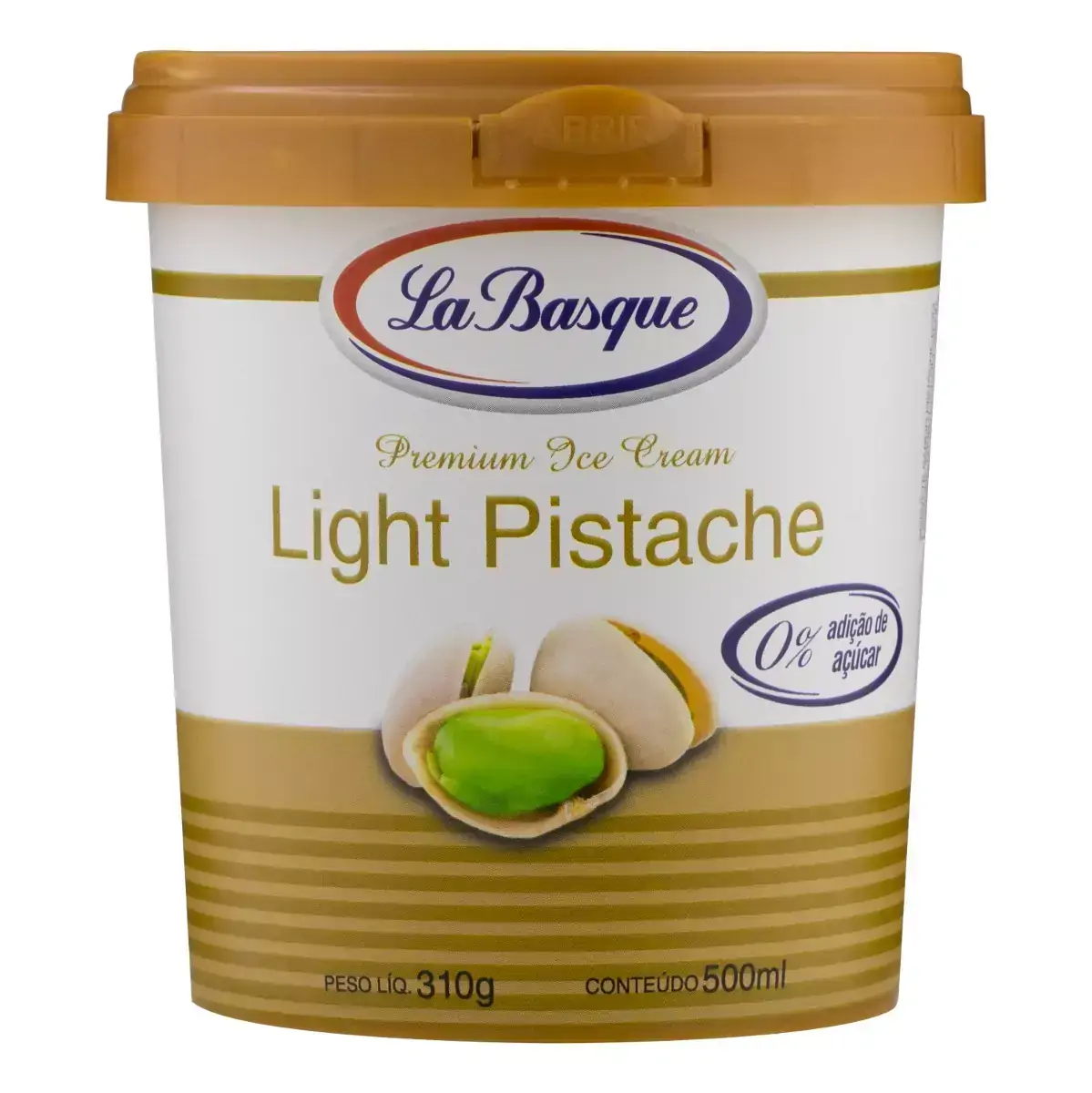 Sorvete Pistache Light LA BASQUE 500ml