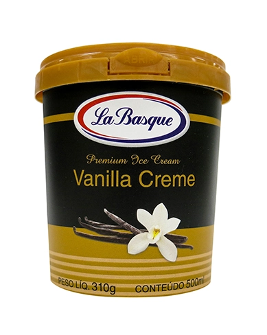 Sorvete De Vanilla Creme La Basque
