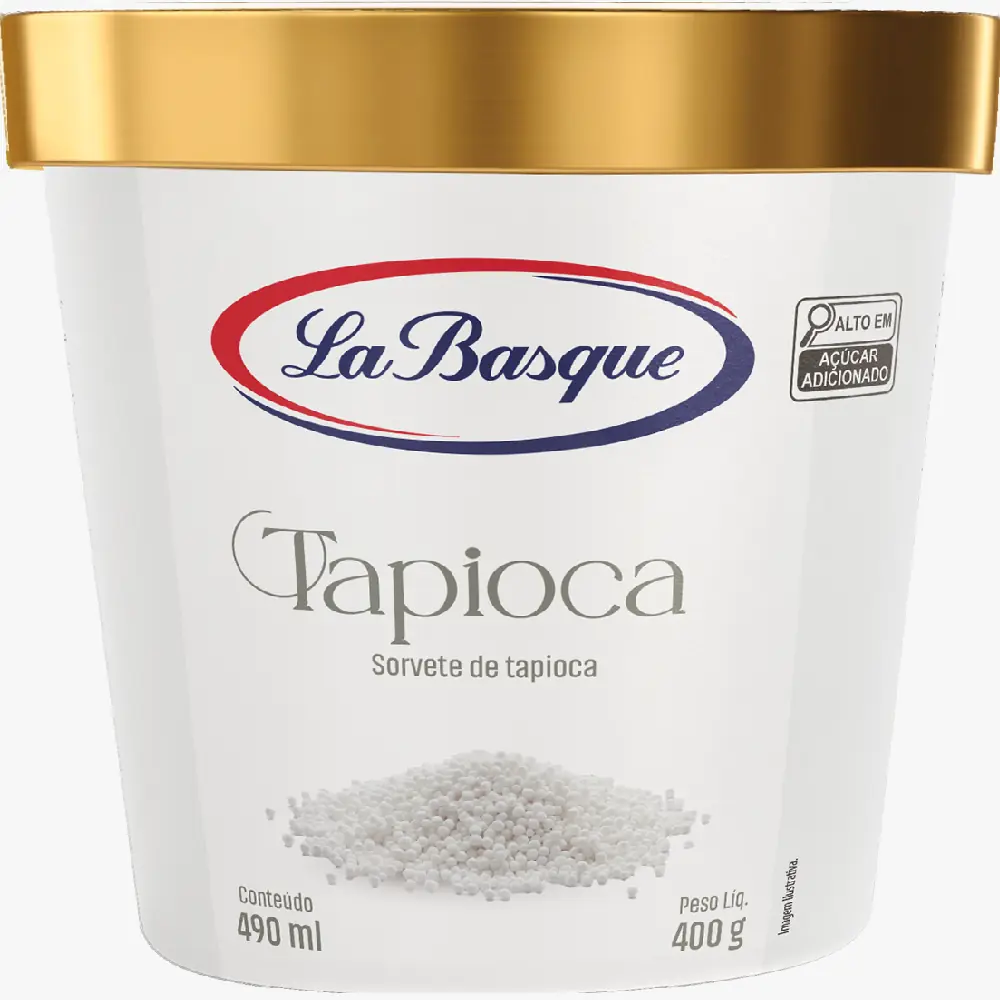 Sorvete La Basque 490ml Tapioca