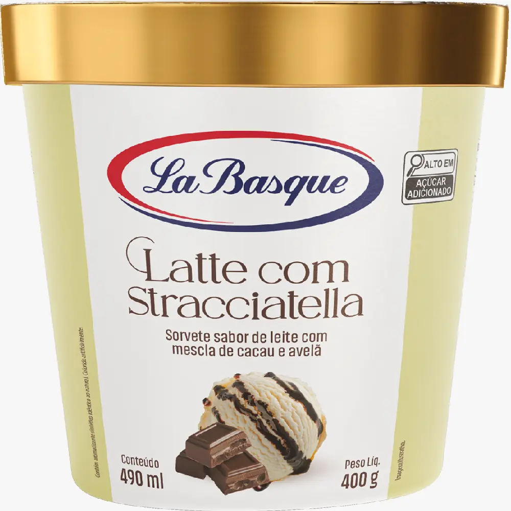 Sorv La Basque 490ml Latte C Stracci