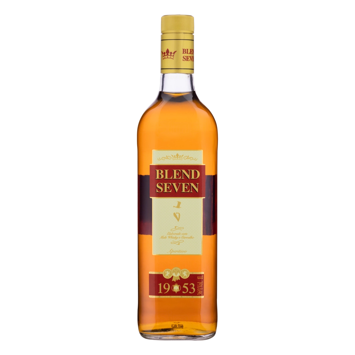 Aperitivo Malt Whisky E Carvalho Blend Seven Garrafa 1l