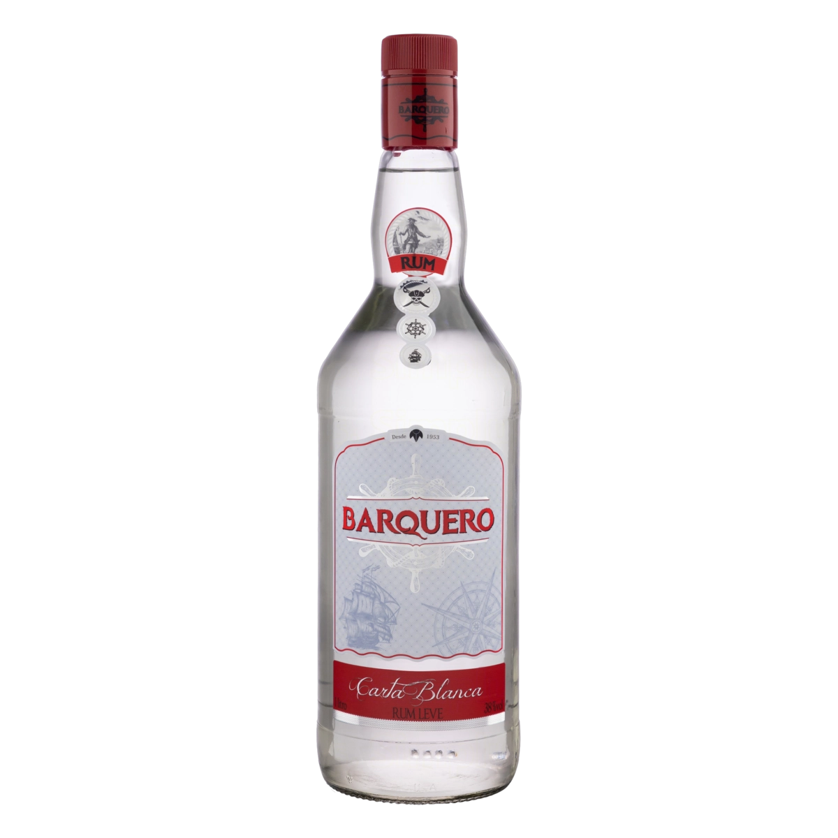 Rum Brasileiro Carta Branca Barquero Garrafa 1l