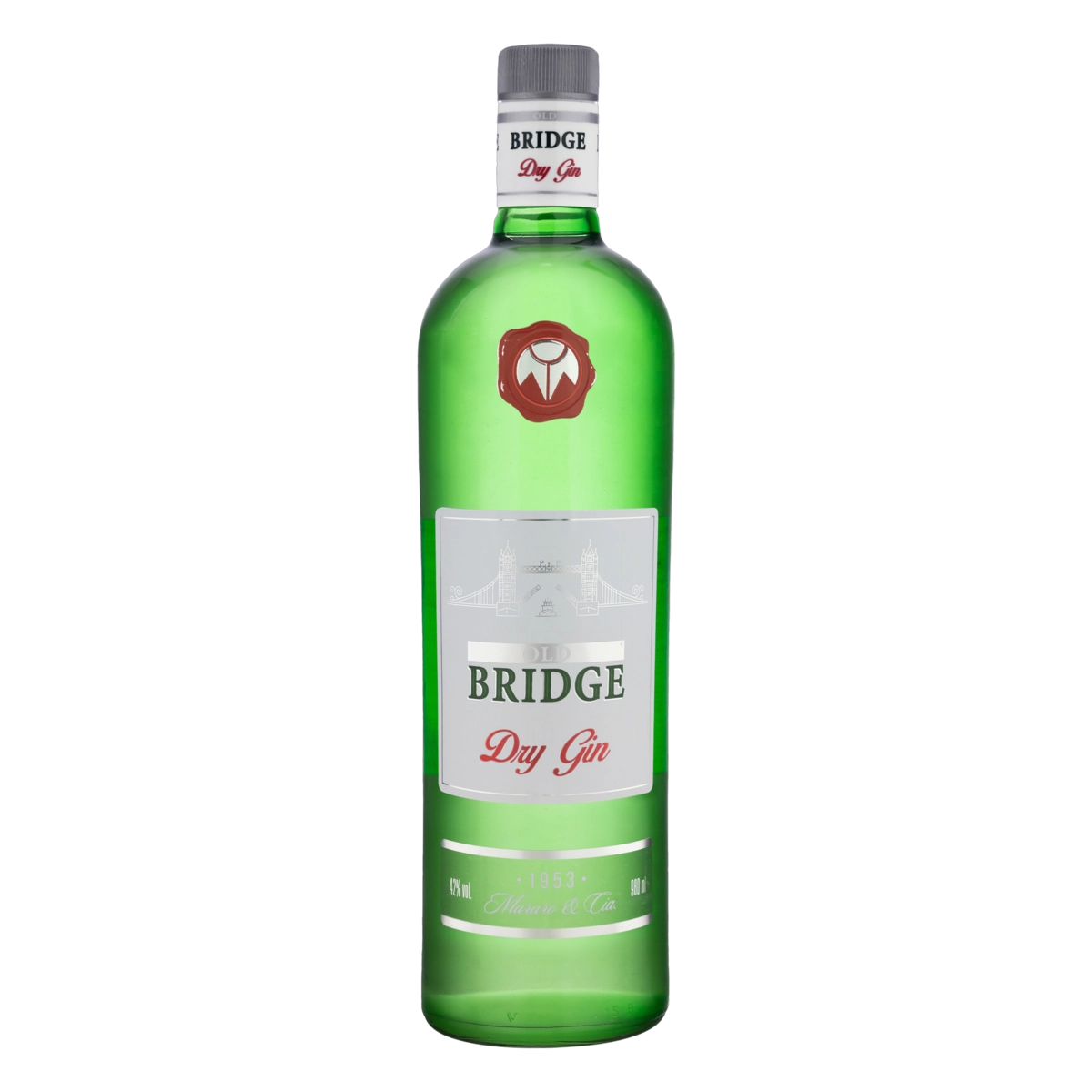Gin Dry Old Bridge Garrafa 980ml