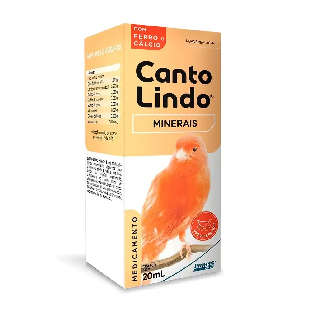Canto Lindo Minerais 20 Ml,