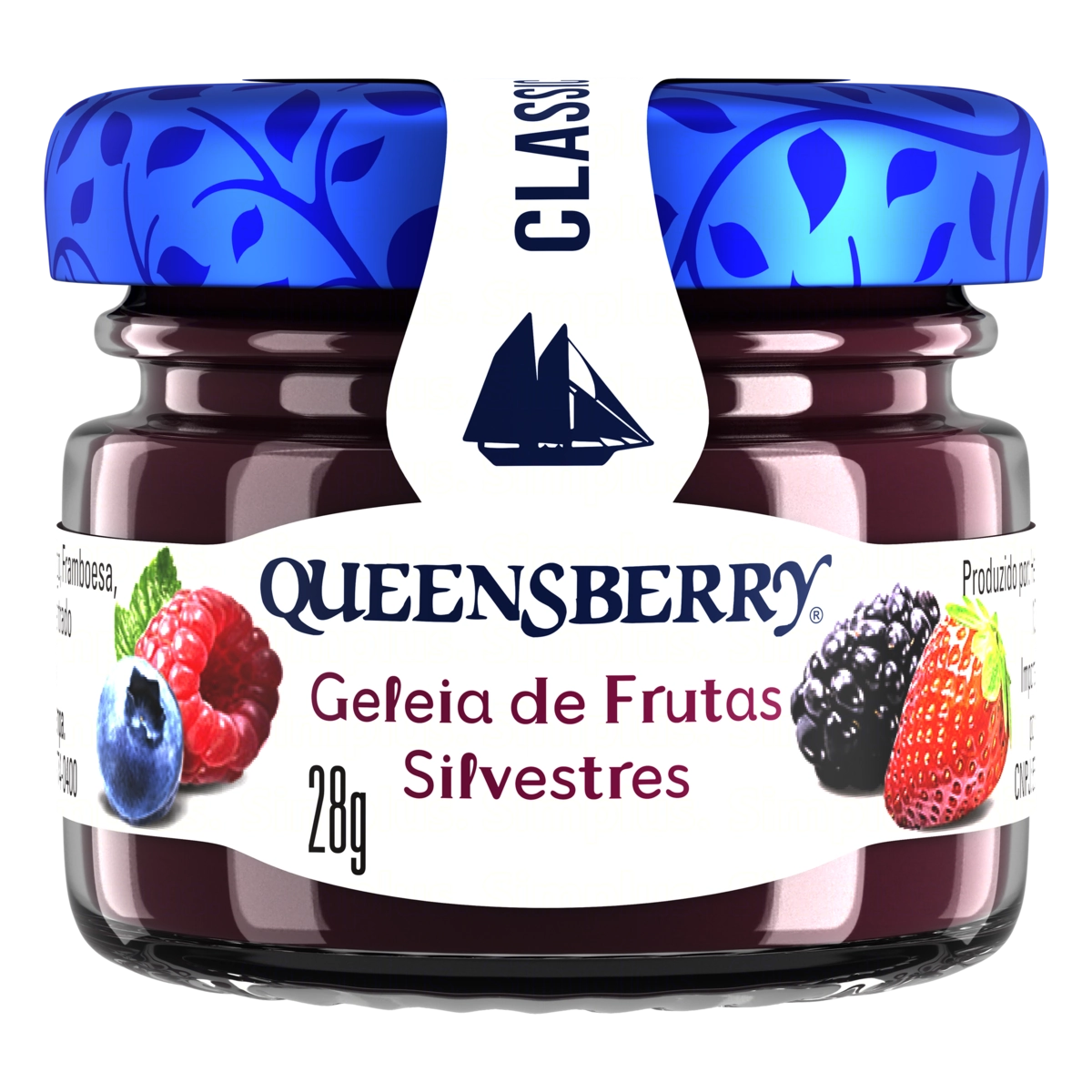 Geleia Frutas Silvestres Queensberry Classic Vidro 28g