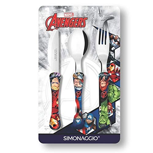 Jogo Talher D.kids 3pcs Marvel Avengers