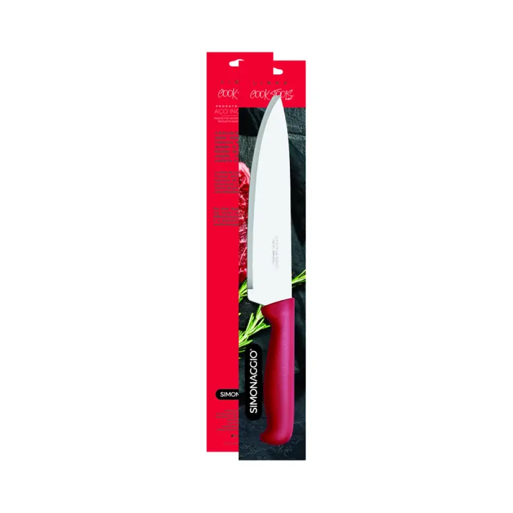 Cook Tools Faca Chef 7 Vermelho
