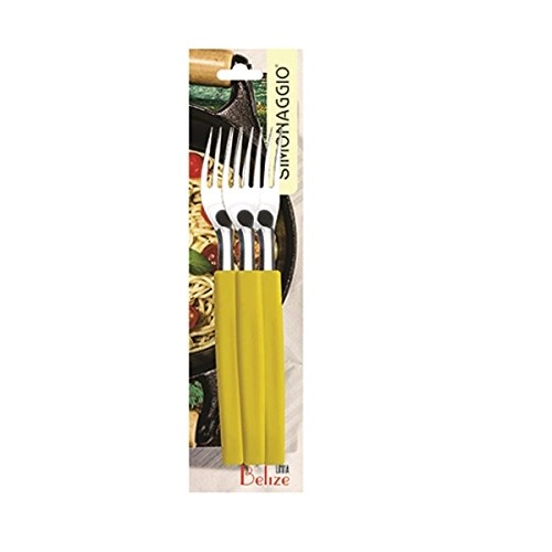 Garfo Mesa Simonaggio C/3 Amarelo