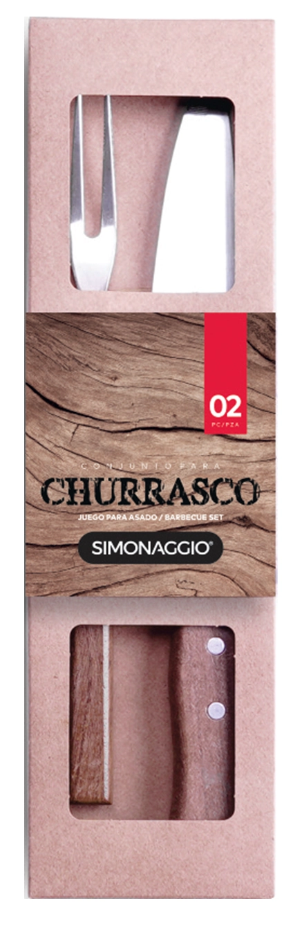 Cj. P/chur Mig Churrasco 2pcs Simonaggio