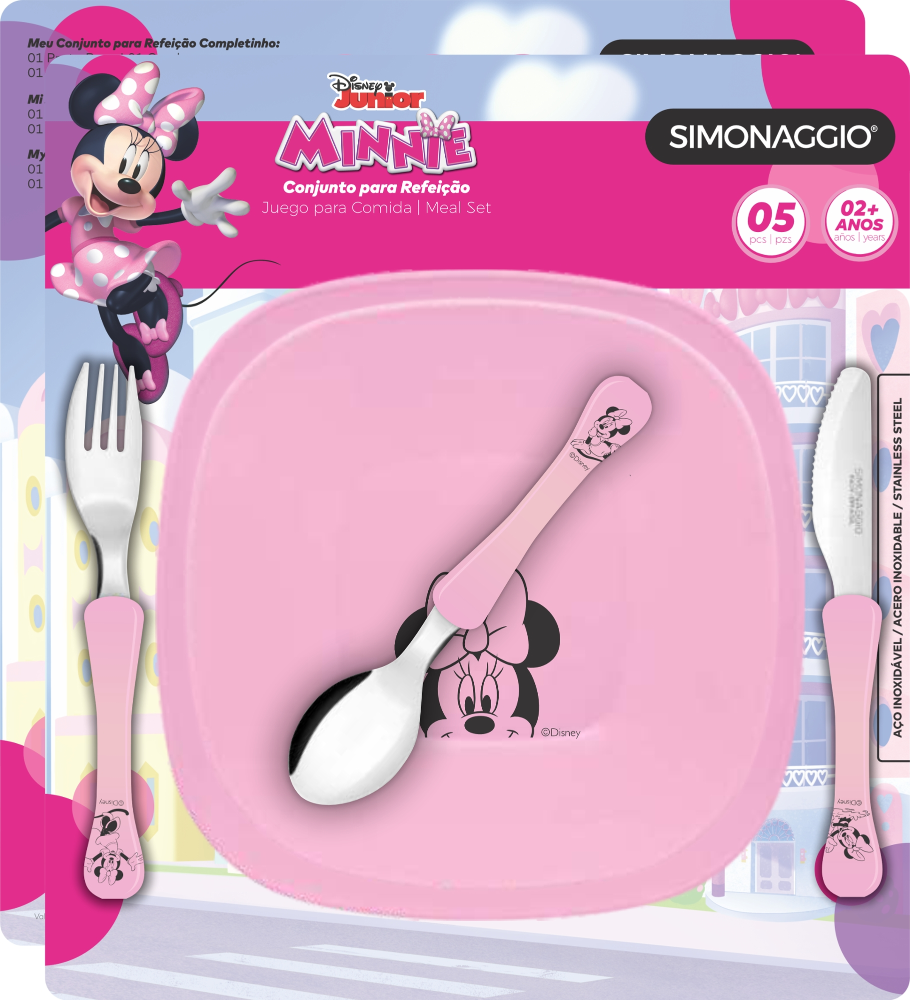 Cj Talheres Disney Minnie 5pcs